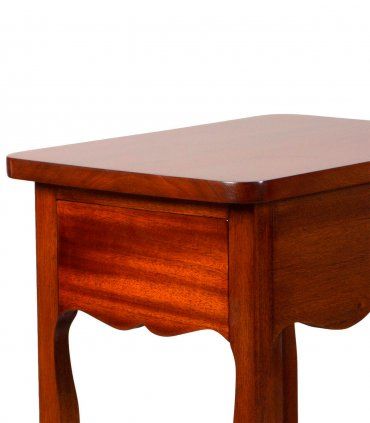 Mesa auxiliar en caoba Francesa, cajón