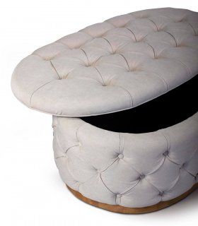 Mesa de centro baúl Crussol, detalle