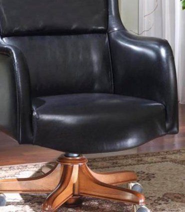 Sillón piel giratorio Corlune, detalle