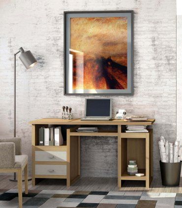 Mesa escritorio estilo colonial Warnes