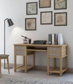 Escritorio de estilo colonial Ocaen