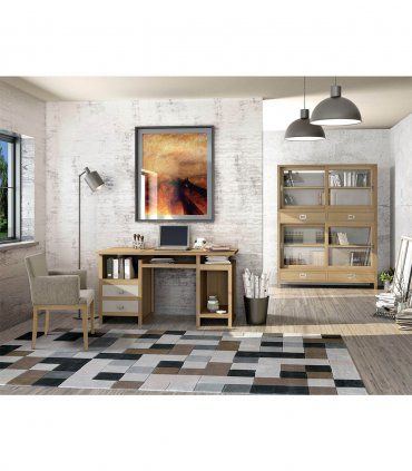 Vitrina doble colonial Warnes