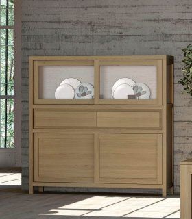 Vitrina nórdica Warnes puertas correderas