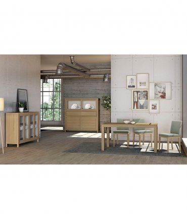 Vitrina nórdica Warnes puertas correderas