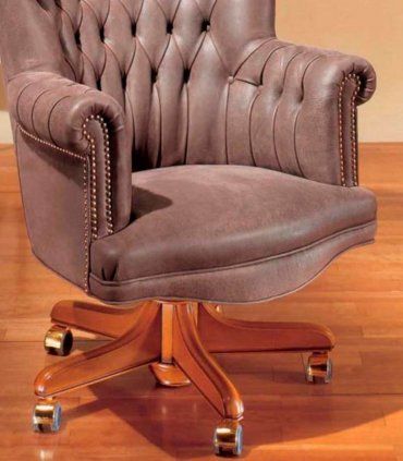 Sillón piel giratorio Marmara, detalle