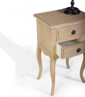 Mesita de noche vintage Albert, detalle