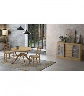 Mesa de comedor colonial Warnes