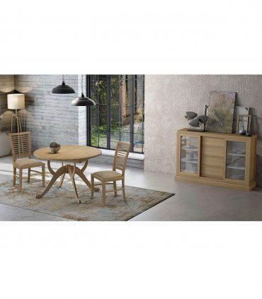 Mesa de comedor colonial Warnes