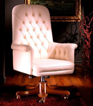 Sillón piel despacho giratorio Fontayne
