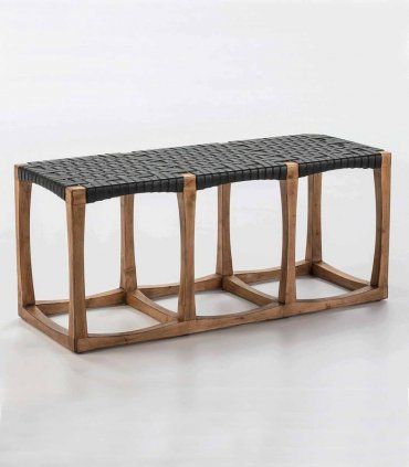 Banqueta pie de cama rústica Namur