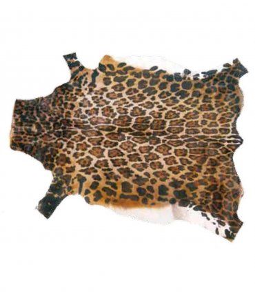 Alfombra de piel de pantera Sorte