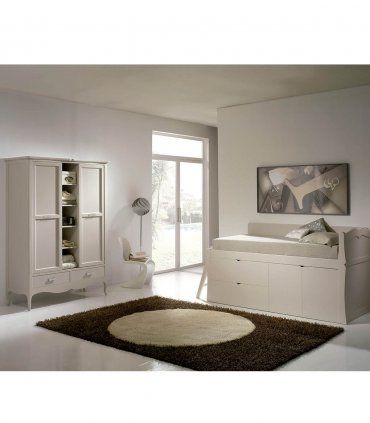 Armario dos puertas juvenil Belsa G, dormitorio