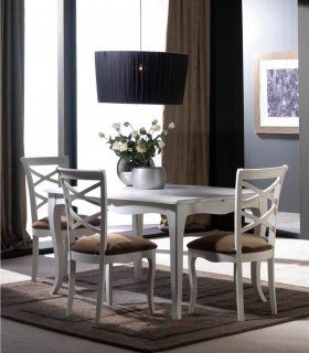 Comedor clásico blanco Belsa