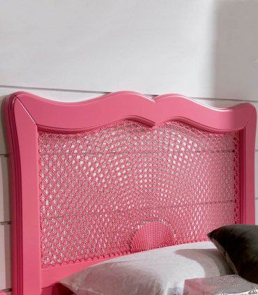 Dormitorio juvenil rosa Belsa, cabecero