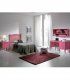 Dormitorio juvenil rosa Belsa, dormitorio