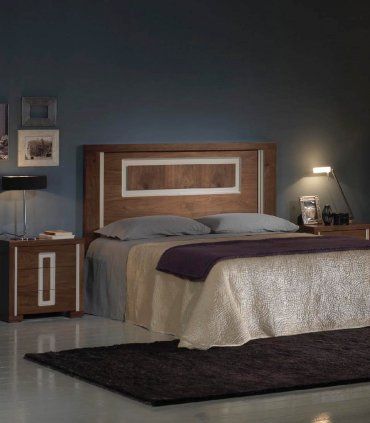 Cabecero contemporáneo Santer, dormitorio