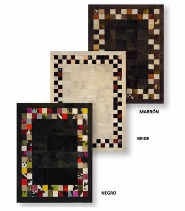 Alfombra de piel Cuadricula