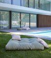 Puff cama para jardín Bali