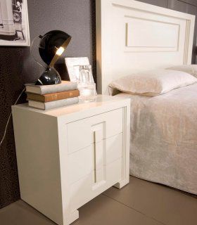 Dormitorio contemporáneo blanco Santer