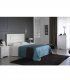Dormitorio contemporáneo blanco Santer, dormitorio