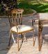 Sillón de jardín de hierro Mellea