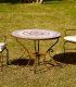 Mesa de jardín redonda Caeli