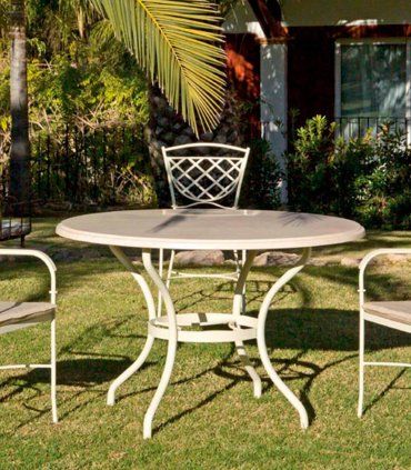 Mesa de jardín redonda Marena