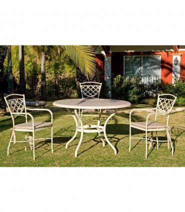 Sillón de jardín de hierro Marena