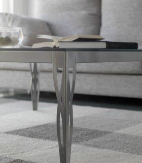 Mesa de centro de forja Tobit, detalle