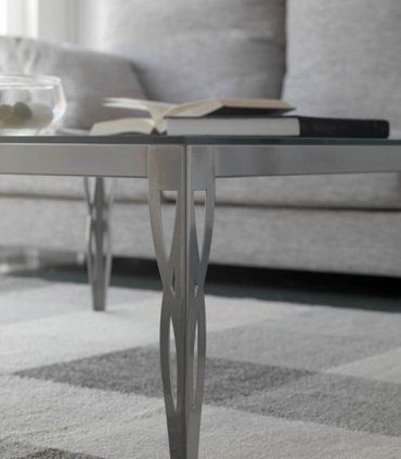 Mesa de centro de forja Tobit, detalle