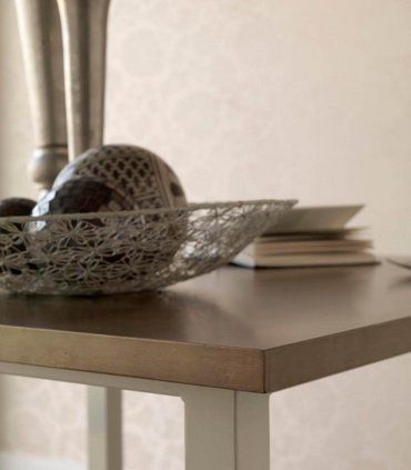 Mesa de comedor moderna Samanta, detalle