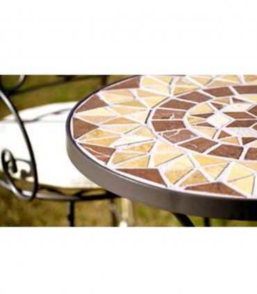 Mesa auxiliar de jardín Arabela