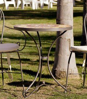 Mesa auxiliar de jardín Arabela