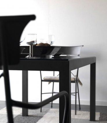 Mesa de comedor moderna Irune, vista