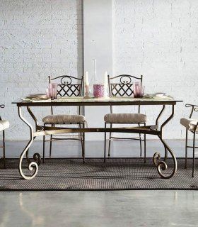 Mesa de comedor de forja Idara