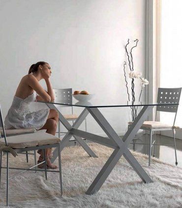 Mesa de comedor de forja Danilo