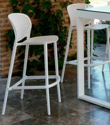 Taburete alto de jardín Malta