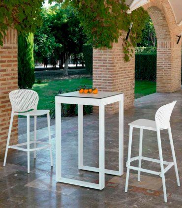 Taburete alto de jardín Malta