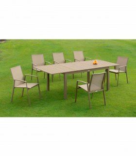 Mesa de jardín extensible Faro