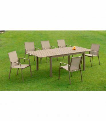 Mesa de jardín extensible Faro