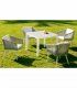 Silla de cuerda para jardín Gaspard