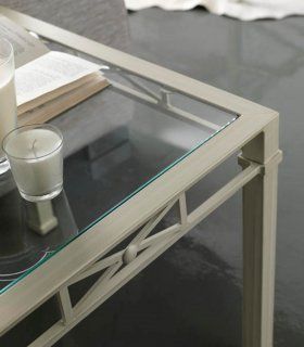 Mesa rinconera de forja Nabila, detalle