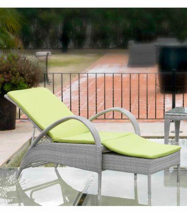 Sillón tumbona de jardín Mónaco