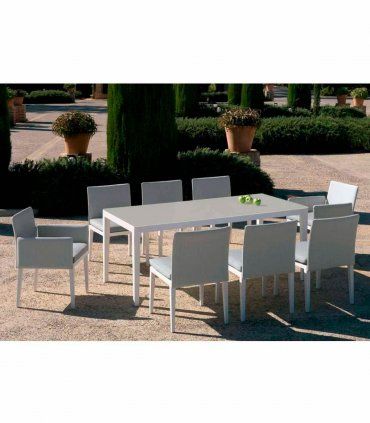 Silla de jardín blanca Capri