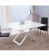 Mesa de Centro Elevable y Extensible Tíber Blanca