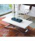 Mesa de centro elevable y extensible Volga blanca