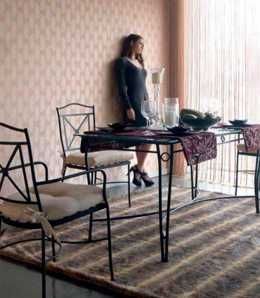 Silla de forja Zabel, comedor
