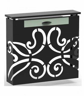 Cubreradiador con cajón de forja Mogan