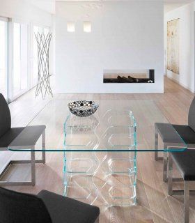 Mesa de cristal moderna Sedona