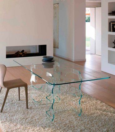Mesa de cristal moderna Sedona